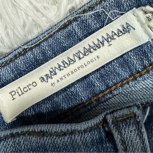 Anthropologie Pilco And The Letter Press Blue Skinny Jeans Women’s Size 28x27 - Picture 5 of 6